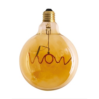 Żarówka dekoracyjna LED Words słowa WOW MOM